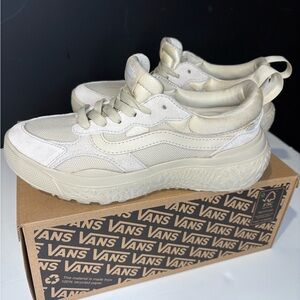 Vans UltraRange sneakers in cream/off-white